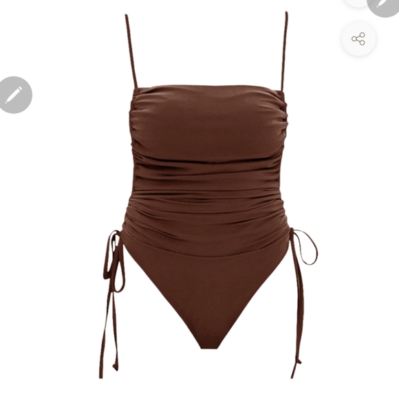 ANDREA IYAMAH HADAN COCOA ONE PIECE SWIMSUIT - Picture 4 of 13